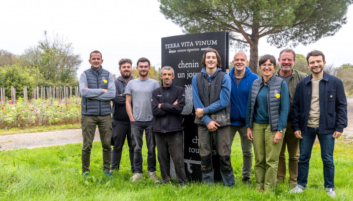 The team of Richou domaine - Terra Vita Vinum