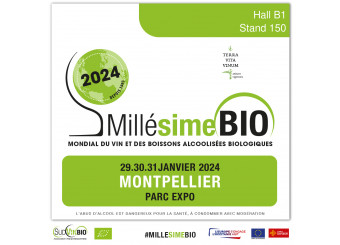 Salon Millésime Bio - du 29 au 31 janvier 2024