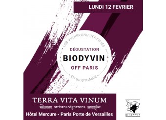 Salon Biodyvin : lundi 12 février 2024