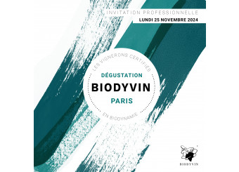 Dégustation BIODYVIN - lundi 25 novembre 2024