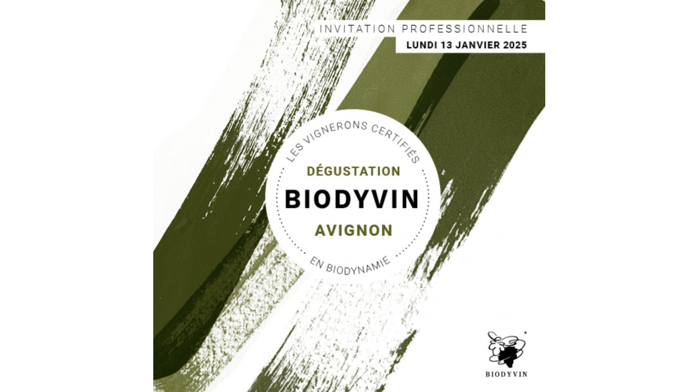 Biodyvin Tasting Avignon - Monday 13th January 2025 Biodyvin Tasting Avignon - Monday 13th January 2025