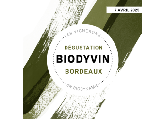 Dégustation Biodyvin Bordeaux - Lundi 7 avril 2025