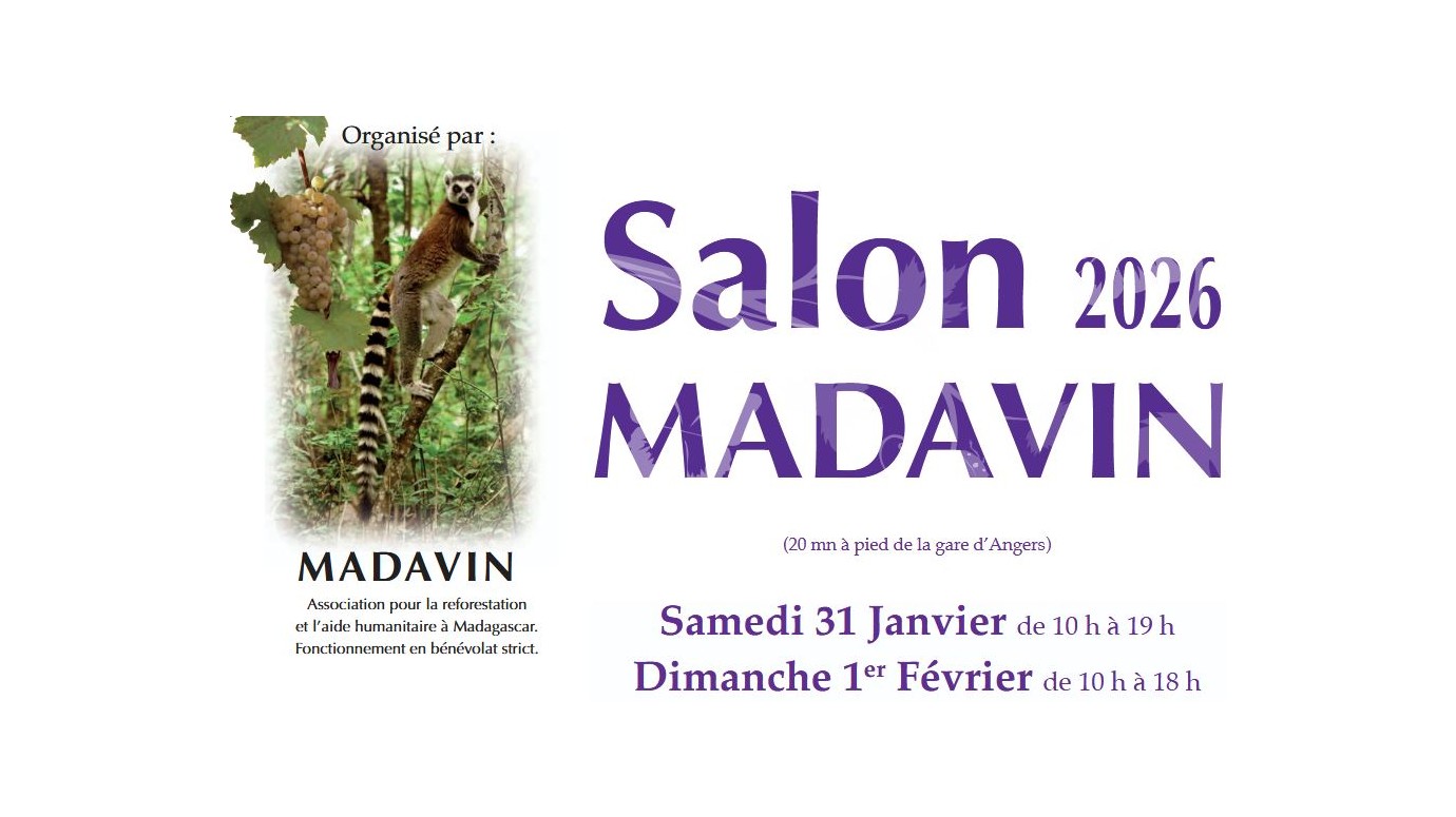 Salon Madavin aux Greniers Saint-Jean 2026 (Angers) - 31 janvier & 1er février