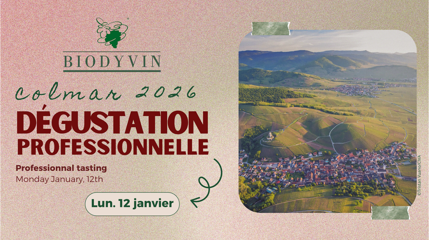 Dégustation BIODYVIN - lundi 12 janvier 2026