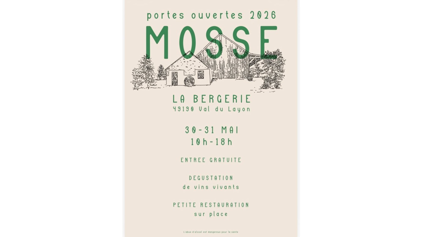 Terra Vita Vinum aux portes ouvertes du Domaine Mosse les 30 & 31 mai