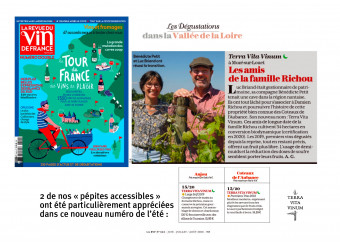 Terra Vita Vinum dans la Revue du Vin de France - Juillet 2020