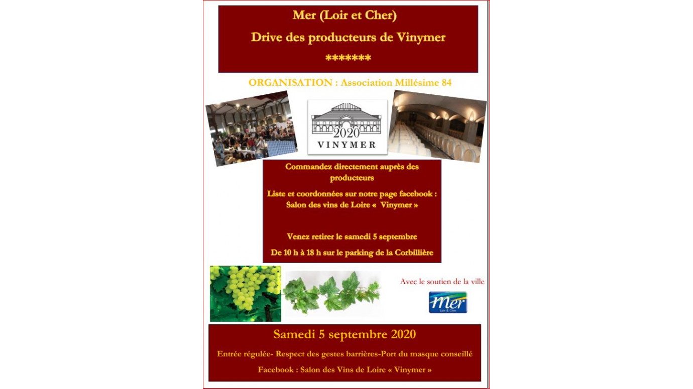 Terra Vita Vinum présent à VINYMER : le drive des vignerons du 5 septembre