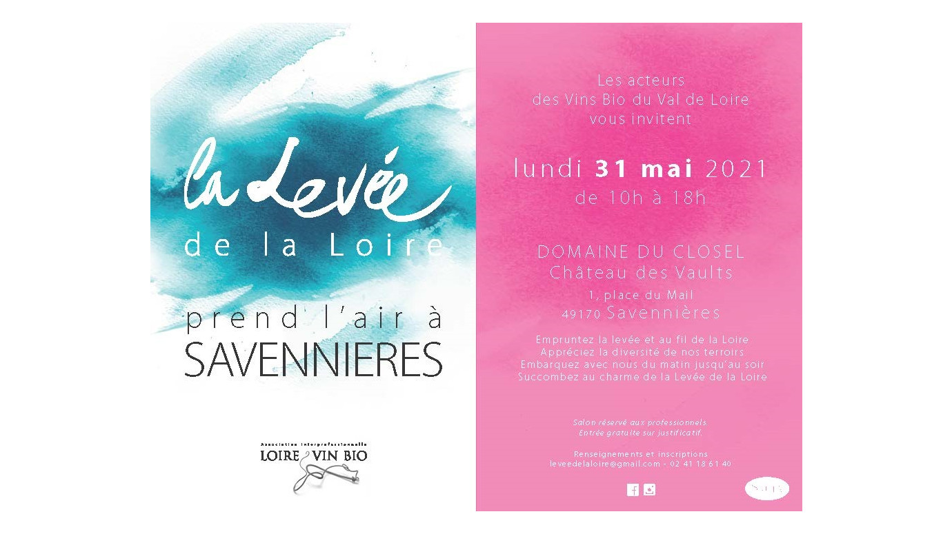 Invitation Savennières 31.05.2021